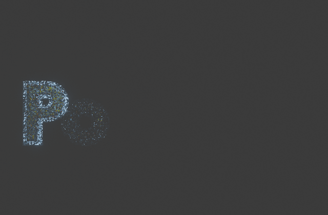 PopText material animation screenshot